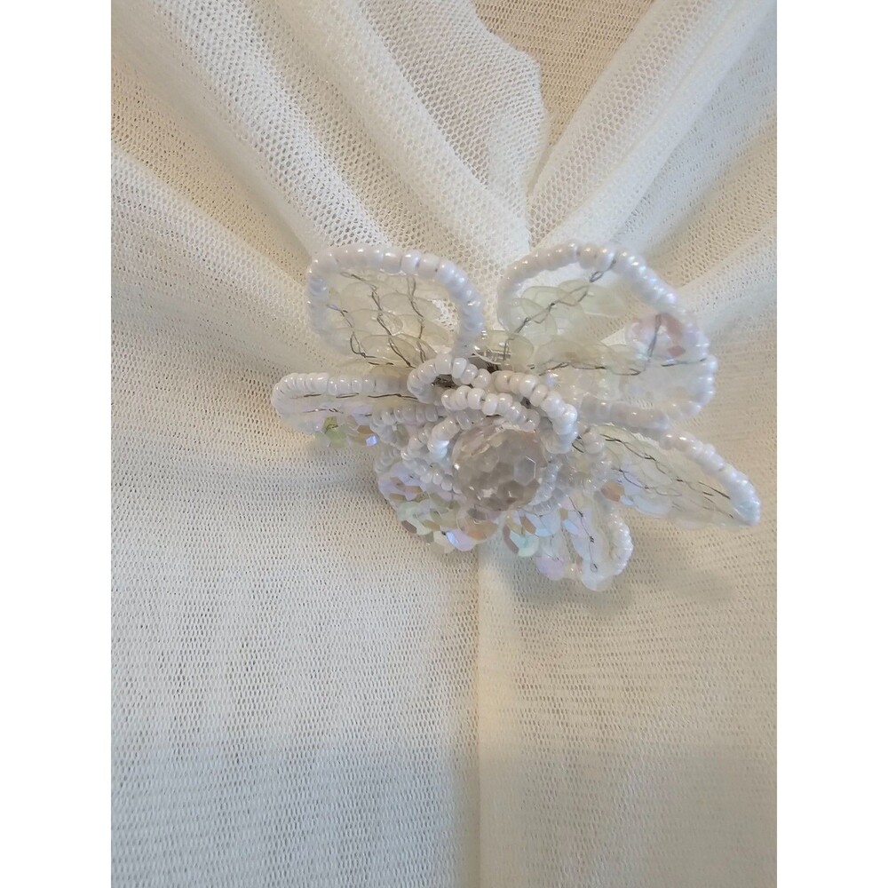 Havenbleu Womens Size L chiffon blouse, fairy, romantic, light, airy - Picture 3 of 5